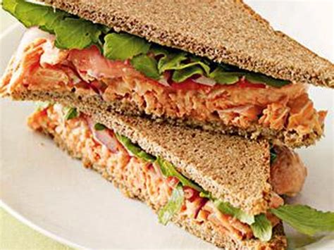Salmon Salad Sandwich Recipe And Nutrition Eat This Much
