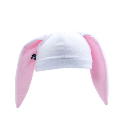 Pawstar Fleece Bunny Hat Fleece Beanie Floppy Rabbit Ears Etsy Canada