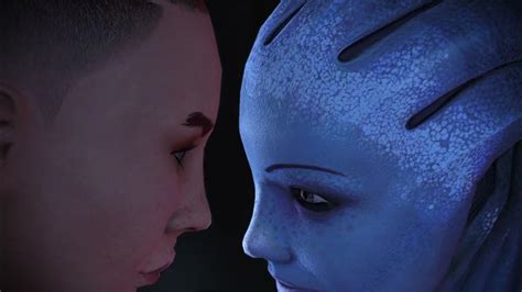 Mass Effect Legendary Edition Liara Femshep Romance Scene Youtube