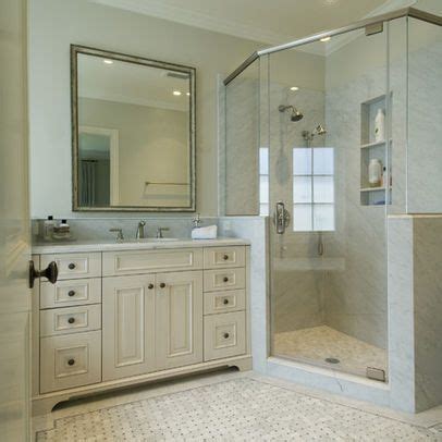 Adding an accent wall is one of our favorite small bathroom ideas and it's a great way to add some color. Odd Shape Bathroom Design Ideas, Pictures, Remodel and Decor | Traditional bathroom, Stylish ...
