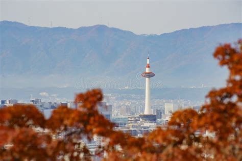 Aerial View Of The Kyoto Cityscape From Otowa San Kiyomizu Dera Stock