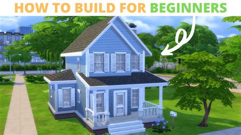 How To Build A House In The Sims 4 For Beginners Youtube