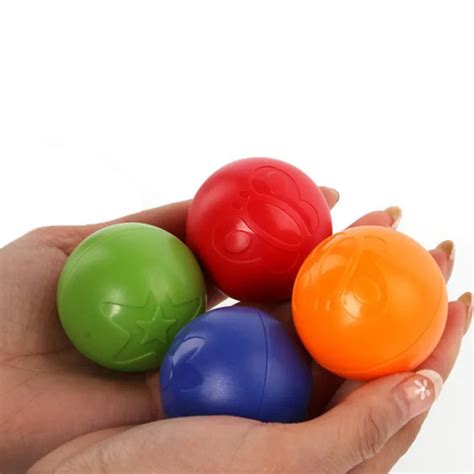 4pcslot Eco Friendly Colorful Bouncing Ball Toys For Baby Rattles