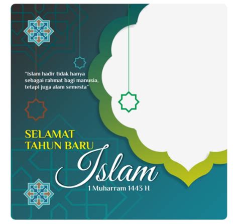 Twibbon Tahun Baru Islam 2021 M 1 Muharram 1443 H WARTAMU ID