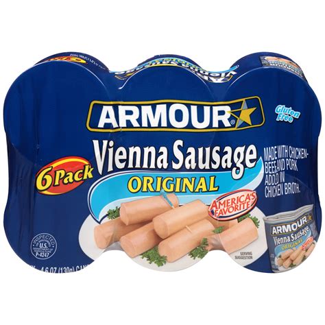 Armour Star Vienna Sausage Original Flavor Canned Sausage 46 Oz