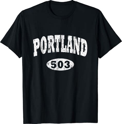 Vintage Portland Shirt Area Code 503 T Shirt Tee Clothing