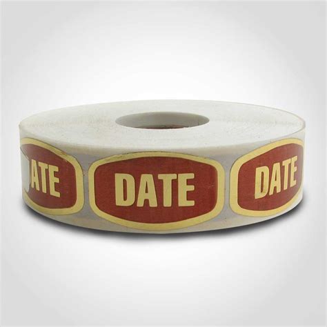 Date Labels 1000 Stickers