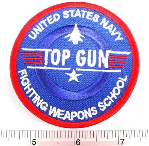 United States Navy Fighter Weapons School Airplane Top Gun Patches