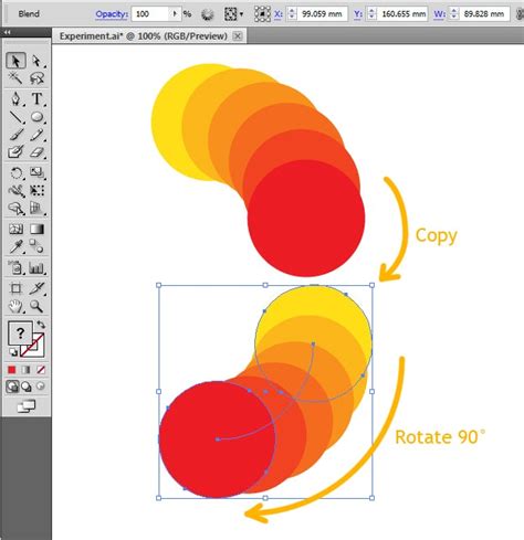 Create Abstract Shapes Using Illustrator Blend Modes