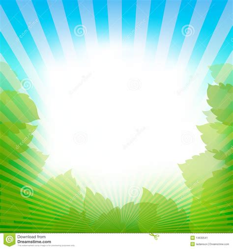 Abstract Nature Frame Background Vector Stock Vector