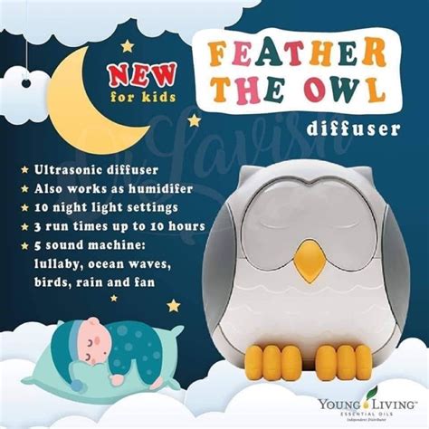Unboxing diffuser keren dari young living. Feather the Owl Diffuser from Young Living | Shopee ...