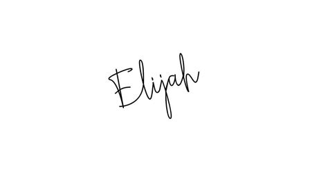Elijah In Cursive 97 Name Signature Ideas ⚡