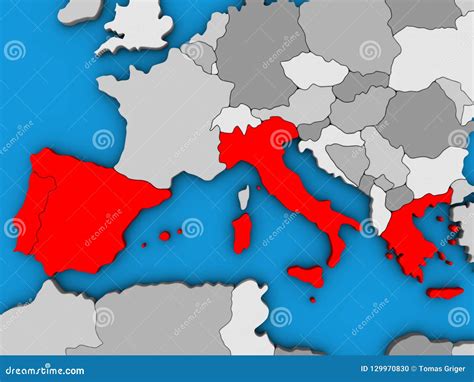 Political Map Southern Europe Images