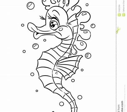 Coloring Depression Pages Horse Sea Printable Getcolorings