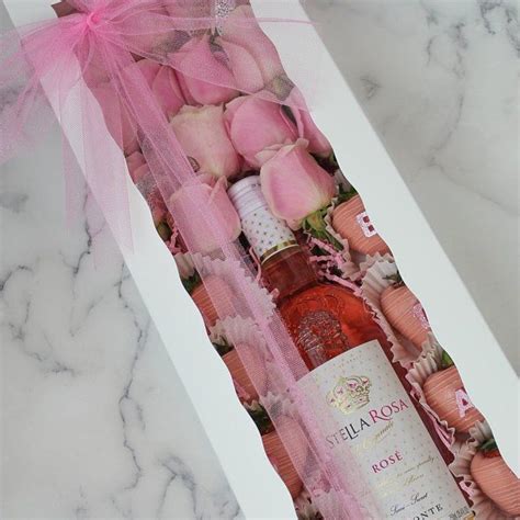Rose And Wine Box X X Contents Not Included Box Only Etsy Wine