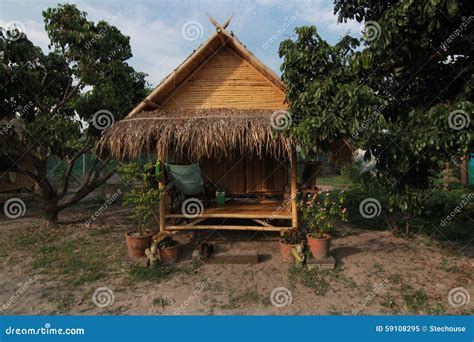 Bamboo Hut In Thailand Stock Photo Image 59108295