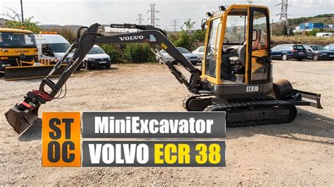 Volvo Ecr38 Miniexcavator In Stoc Review Youtube