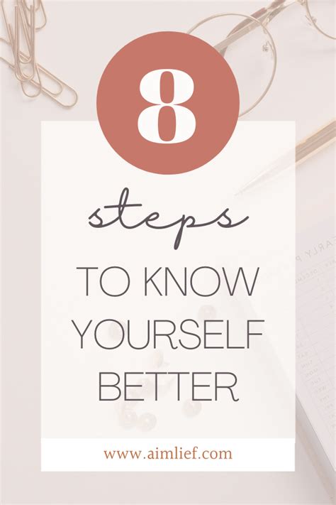 How To Know Myself Better 8 Steps To Know Yourself Aimlief