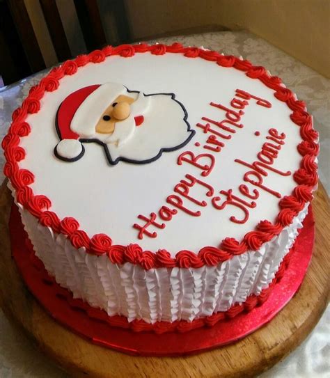 Santa Claus Birthday Cake Christmas Cake Cake Desserts