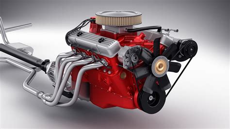 3d Model Car Engine