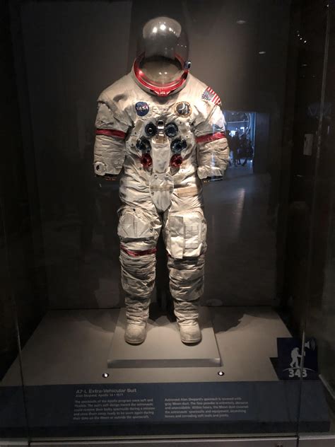 The Astronauts Space Suits Display At Kennedy Space Center Is