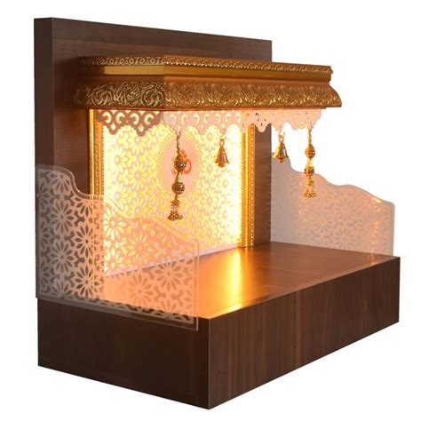 Wide Wooden Mandir Wide Wooden Temple Wooden Temple For Home