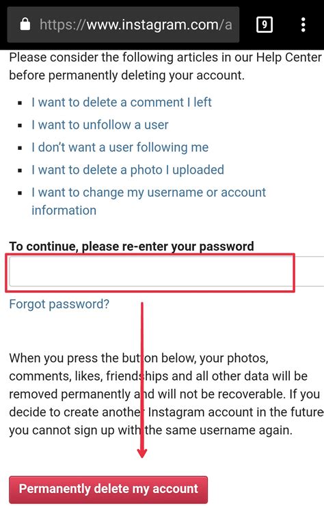 How to Delete Instagram account permanently - Gdgtsinfo