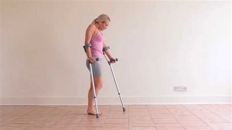 Crutches Walking With Weakness Poor Co Ordination In Both Legs Youtube