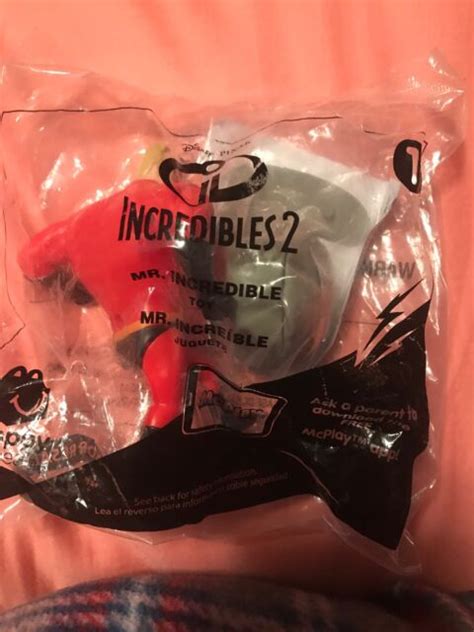 Mr Incredible 1 From Incredibles 2 Mcdonalds Happy Meal Toy 2018 Nip Ebay