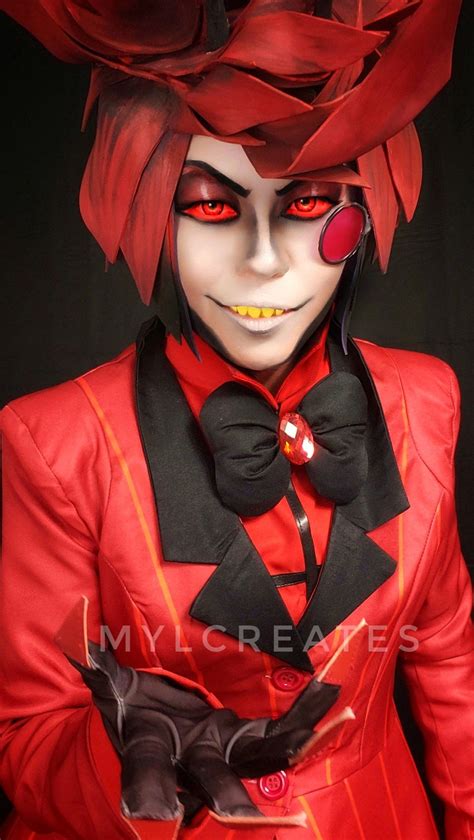 Alastor Hazbin Hotel Cosplay Red Male Suit Costume Halloween Female My Xxx Hot Girl