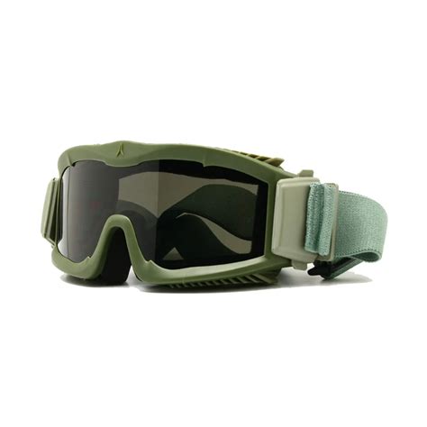 남자 탄도 군용 3 렌즈 알파 고글 미국 전술 육군 선글라스 헬멧 고글 무장 안경