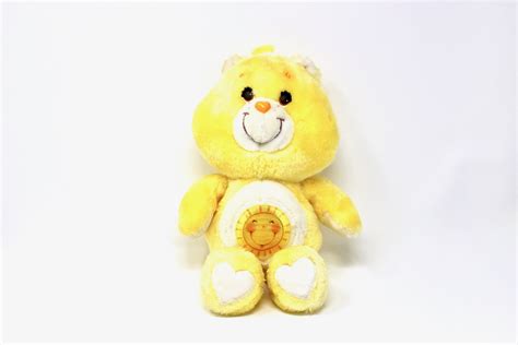 Care Bears Plush Funshine Care Bear 80s Toys Yellow Etsy Care Bears