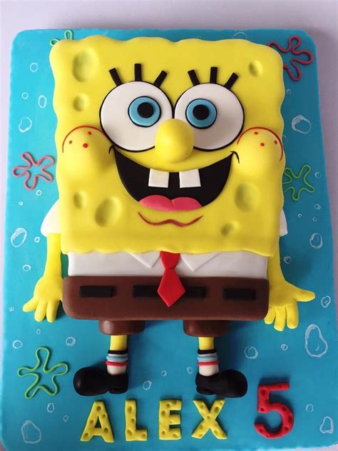 Spongebob Birthday Cake Decorated Cake By Layla A Cakesdecor