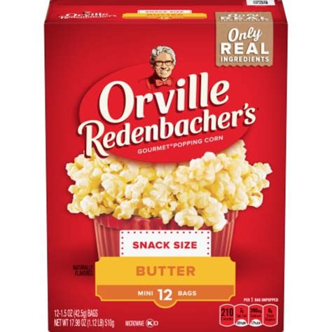 Orville Redenbachers Butter Popcorn 12 Count 12 Ct 15 Oz King