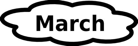 March Calendar Sign Clip Art At Vector Clip Art Online