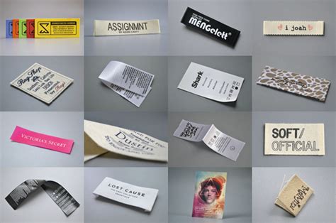 Custom Printed Fabric Labels For Clothing Brands Clothinglabelscn