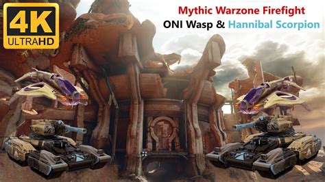 4k Halo 5 Mythic Warzone Firefight Temple Oni Wasp And Hannibal