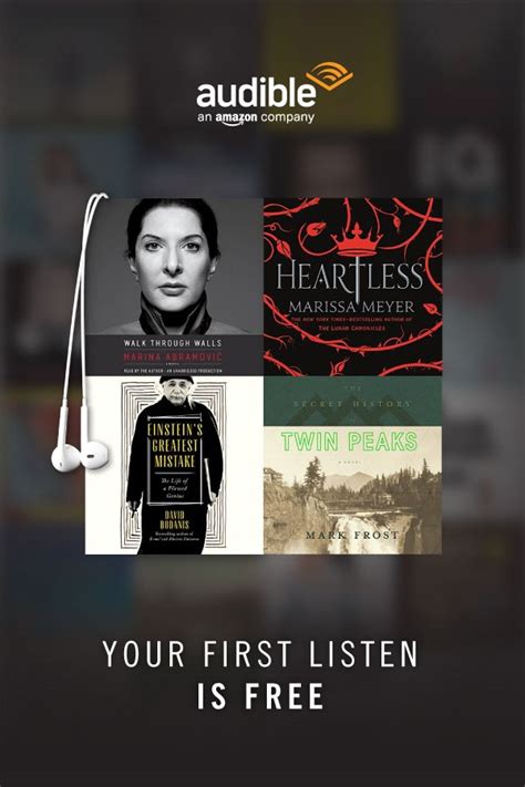 Try Audible With A Free Audiobook Of Your Choice Experience Books In A