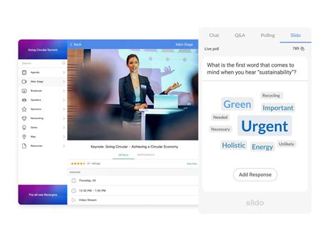 Power Your Conference With Webex Events Slido Audience Interaction