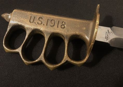 1918 Us Wwiww Ii Au Lion Mark 1 Trench Knife Fightingww2knuckle