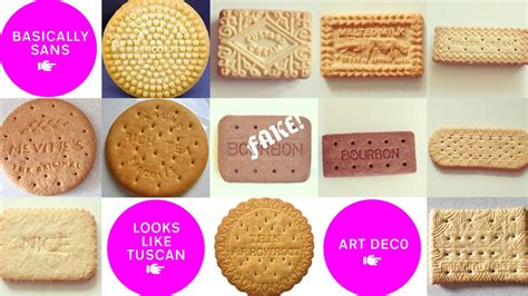British Culture And Design Explored Through Biscuit Typography