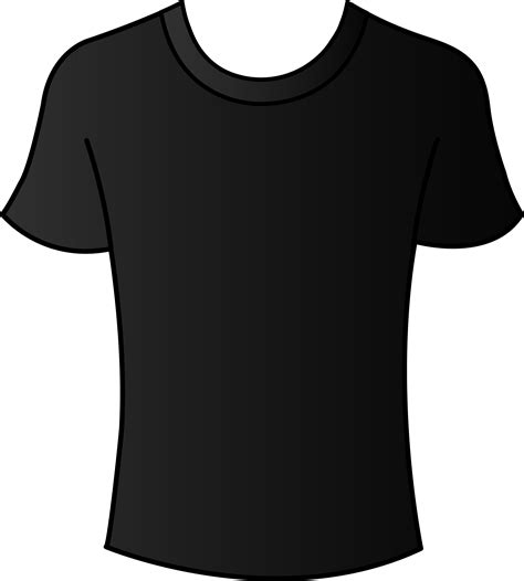1442 Vector Black T Shirt Template Png Yellowimages Mockups