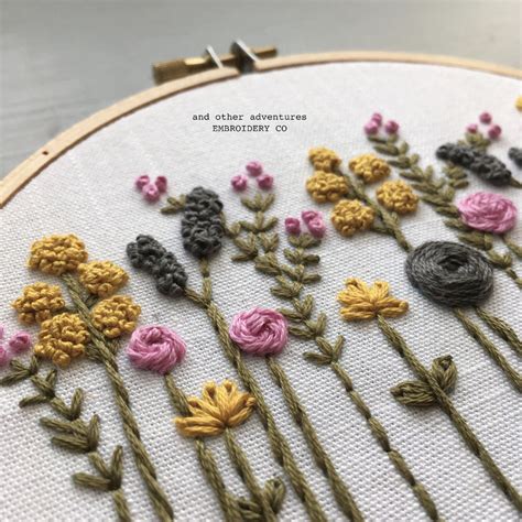 Wildflowers Hand Embroidery Kit - The 