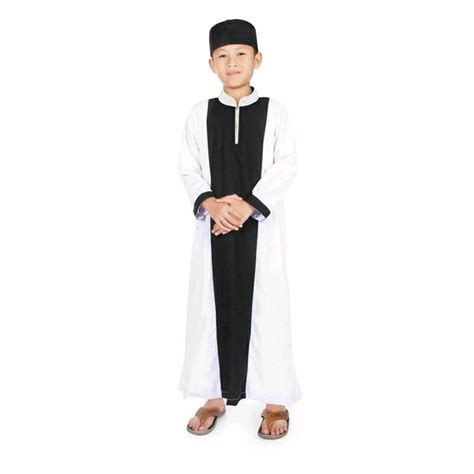 Update Baju Muslim Anak Hitam Putih Hari Senin