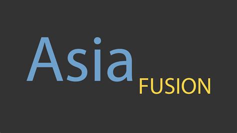 Home Asia Fusion
