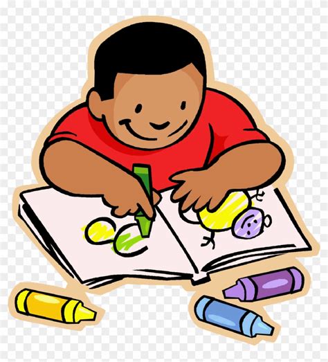 Kid Coloring Clipart Free Transparent Png Clipart Images Download