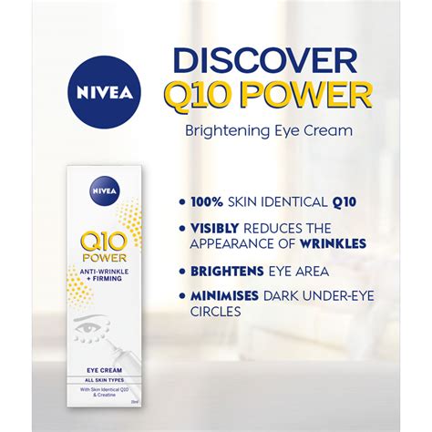 Nivea Q10 Power Anti Wrinkle And Firming Eye Cream 15ml Feelunique