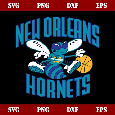 New Orleans Hornets Svg Nba Baketball New Orleans Hornets Team Logo