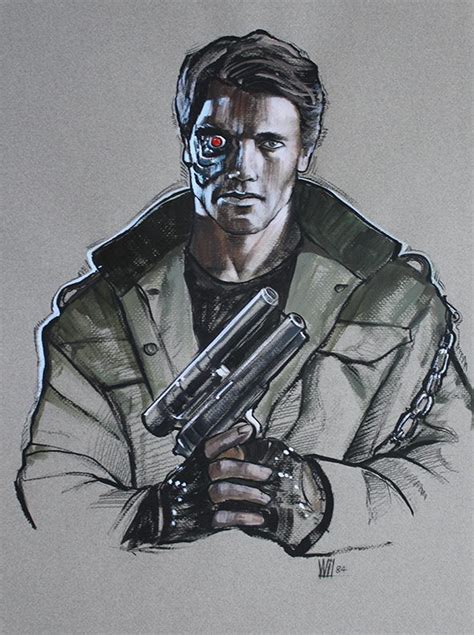 The Terminator Poster Concept By Will Cormier In Marc Sanss Movie Art