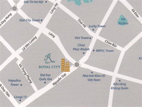 Sơ đồ Royal City Có Gì Kiến Thức Cho Người Lao Động Việt Nam